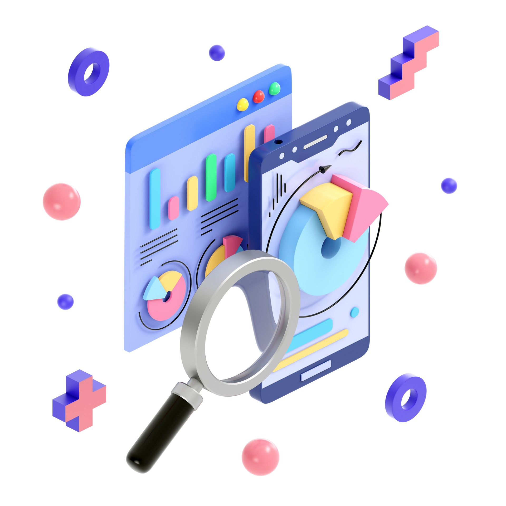 Statistics research concept